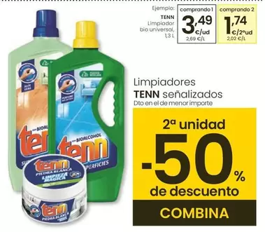 Oferta de Tenn - Limpiador Bio Untar por 3,49€ en Eroski