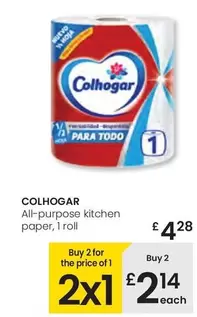 Oferta de Colhogar - All-Purpose Kitchen Paper por 4,28€ en Eroski