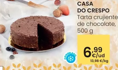 Oferta de Casa Do Crespo - Tarta Crujiente De Chocolate por 6,99€ en Eroski