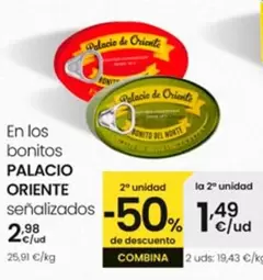 Oferta de Palacio De Oriente - Bonitos por 2,98€ en Eroski