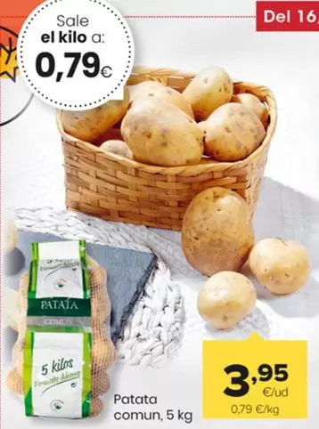 Oferta de Patata Comun por 3,95€ en Autoservicios Familia