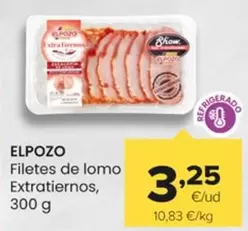 Oferta de Elpozo - Filetes De Lomo Extratiernos por 3,25€ en Autoservicios Familia