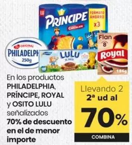 Oferta de Philadelphia/Príncipe/Royal/Osito Lulu - Productos en Autoservicios Familia