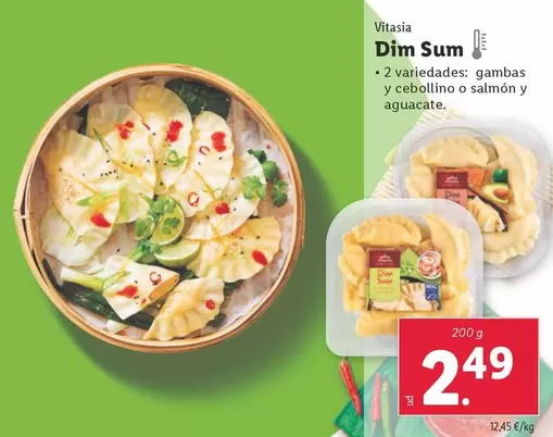 Oferta de Vitasia - Dim Sum por 2,49€ en Lidl