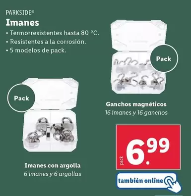 Oferta de Parkside - Imanes por 6,99€ en Lidl