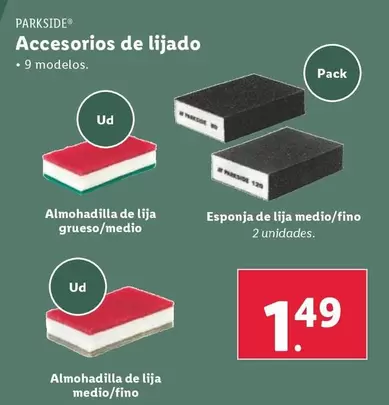 Oferta de Parkside - Accesorios De Lijado por 1,49€ en Lidl