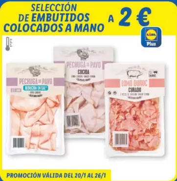 Oferta de Pavo - Seleccion De Embutidos por 2€ en Lidl