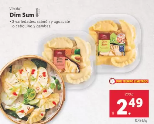 Oferta de Vitasia - Dim Sum por 2,49€ en Lidl