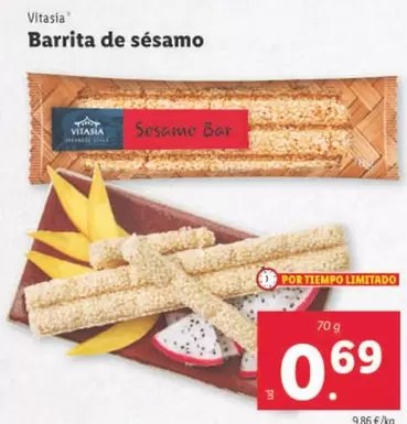 Oferta de Vitasia - Barrita De Sesamo por 0,69€ en Lidl