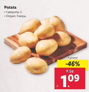 Oferta de Patata por 1,09€ en Lidl