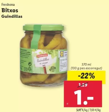 Oferta de Freshona - Guindillas por 1€ en Lidl