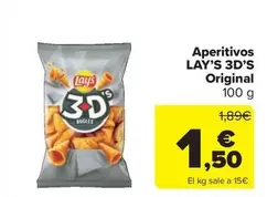 Oferta de Lay's - Aperitivos 3D's Original por 1,5€ en Carrefour Market