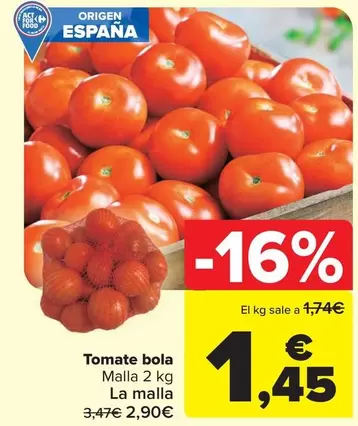 Oferta de Tomate Bola por 1,45€ en Carrefour Market