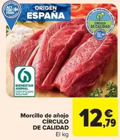 Oferta de Círculo De Calidad - Morcillo De Añojo por 12,79€ en Carrefour Market