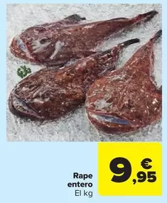 Oferta de Rape Entero por 9,95€ en Carrefour Market