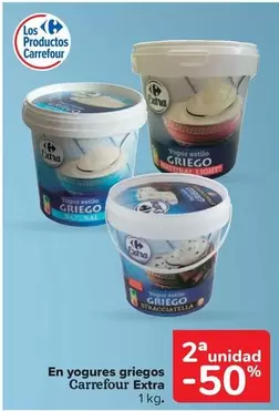 Oferta de Carrefour - En Yogures Griegos Extra en Carrefour Market