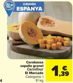 Oferta de Calabaza Sepallo Granel por 1,39€ en Carrefour Market