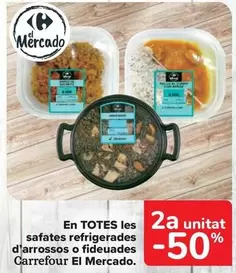 Oferta de Carrefour - En Todas Las Bandejas De Arroces O Fideues Refrigerados El Mercado en Carrefour Market