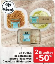 Oferta de Carrefour - En Todas Las Bandejas De Pastas Y Lasañas El Mercado en Carrefour Market