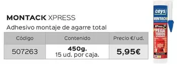 Oferta de Ceys - Montack Xpress por 5,95€ en Isolana