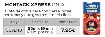 Oferta de Ceys - Montack Xpress Cinta  por 7,95€ en Isolana