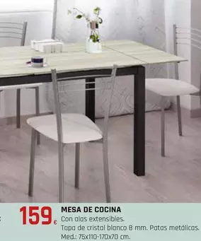 Oferta de Mesa De Cocina por 159€ en CMB Bricolage