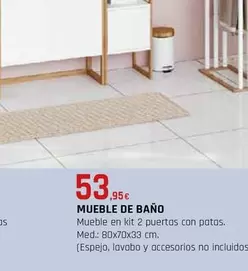 Oferta de Mueble De Bano por 53,95€ en CMB Bricolage