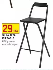 Oferta de Silla Alta Plegable por 29,95€ en CMB Bricolage