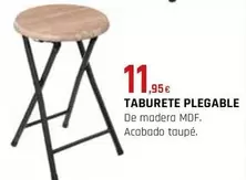 Oferta de Taburete Plegable por 11,95€ en CMB Bricolage