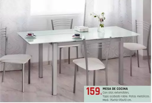 Oferta de Mesa De Cocina por 159€ en CMB Bricolage