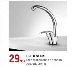 Oferta de Grifo Segre  por 29,95€ en CMB Bricolage