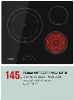 Oferta de Cata - Placa Vitroceramica por 145€ en CMB Bricolage