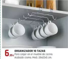 Oferta de Organizador 10 Tazas por 6,95€ en CMB Bricolage