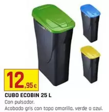 Oferta de Cubo Ecobin 25 L por 12,95€ en CMB Bricolage