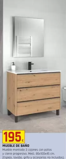 Oferta de Mueble De Bano por 195€ en CMB Bricolage