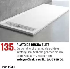 Oferta de Plato De Ducha Elite por 135€ en CMB Bricolage