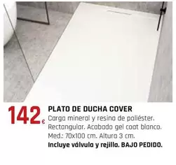 Oferta de Plato De Ducha Cover por 142€ en CMB Bricolage