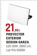 Oferta de Garza - Proyector Exterior Design por 21,95€ en CMB Bricolage