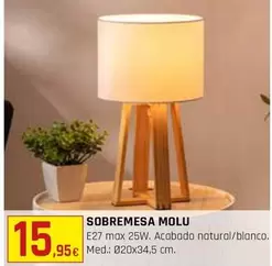 Oferta de Sobremesa Molu por 15,95€ en CMB Bricolage