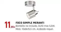 Oferta de Foco Simple Meranti por 11,95€ en CMB Bricolage