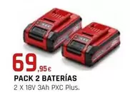 Oferta de Einhell - Pack 2 Batería por 69,95€ en CMB Bricolage