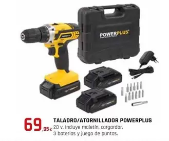 Oferta de Power Plus - Taladro/Atornillador por 69,95€ en CMB Bricolage