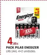 Oferta de Energizer - Pack Pilas por 4,95€ en CMB Bricolage