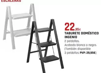 Oferta de Ingenio - Taburete Doméstico por 22,95€ en CMB Bricolage