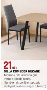 Oferta de Silla Comedor Nekane por 21,95€ en CMB Bricolage