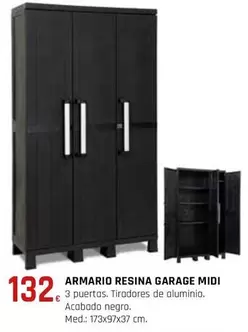 Oferta de Armario Resina Garage Midi por 132€ en CMB Bricolage