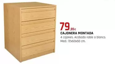 Oferta de Cajonera Montada por 79,95€ en CMB Bricolage