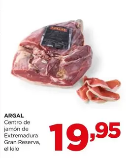 Oferta de Argal - Centro De Jamón De Extremadura Gran Reserva por 19,95€ en Alimerka