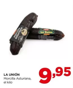 Oferta de La Unión - Morcilla Asturiana por 9,95€ en Alimerka