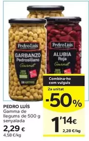 Oferta de Pedro Luís - Gamma De Llegums por 2,29€ en Caprabo